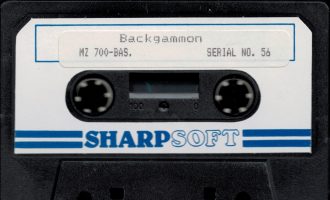 Sharpsoft Backgammon Cassette