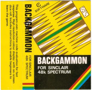 Sinclair 48K Spectrum Backgammon Cassette